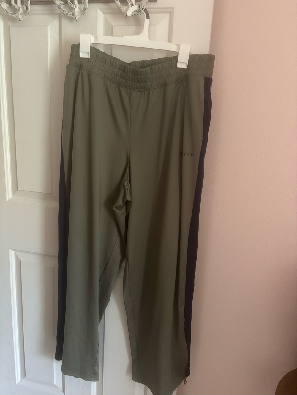 nwt aerie offline wide leg track pants xl